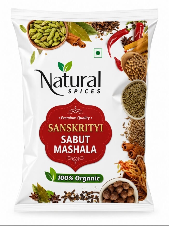 Sanskrityi SABUT KHADA MASHALA 100 GM - Image 3