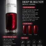 BURGUNDI COLOUR NAIL PAINT