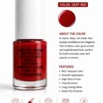 DEEP RED NAIL PAINT